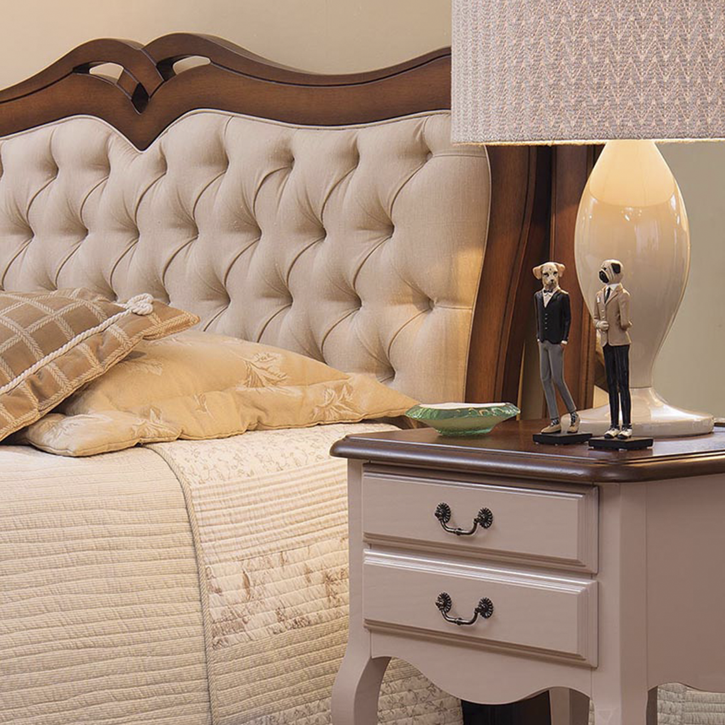 Cama Laços com Capitonê